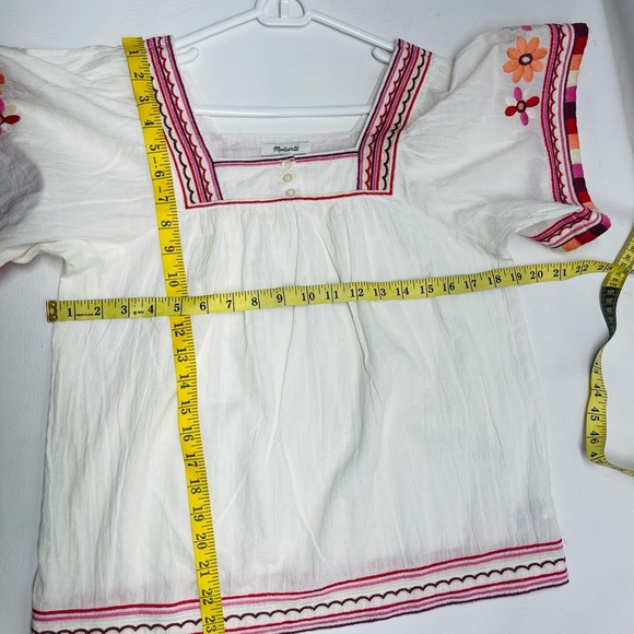 Madewell womens embroidered top size XXS - Picture 6 of 6